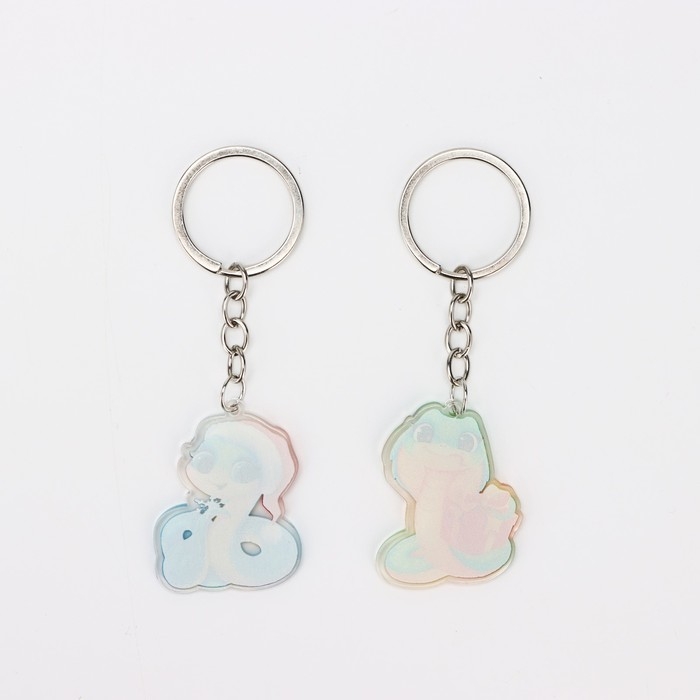 Брелок новогодний, для ключей, новогодний, парный «Волшебного нового года» набор 2 шт