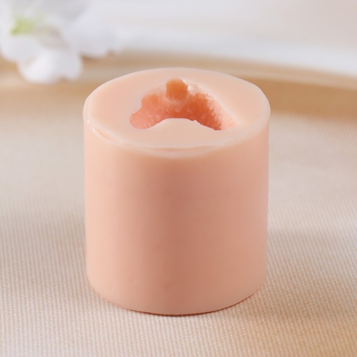 Молд силиконовый Молд силиконовый "Мишка руки у ушей" (издел. 4х3,5х4,5см)