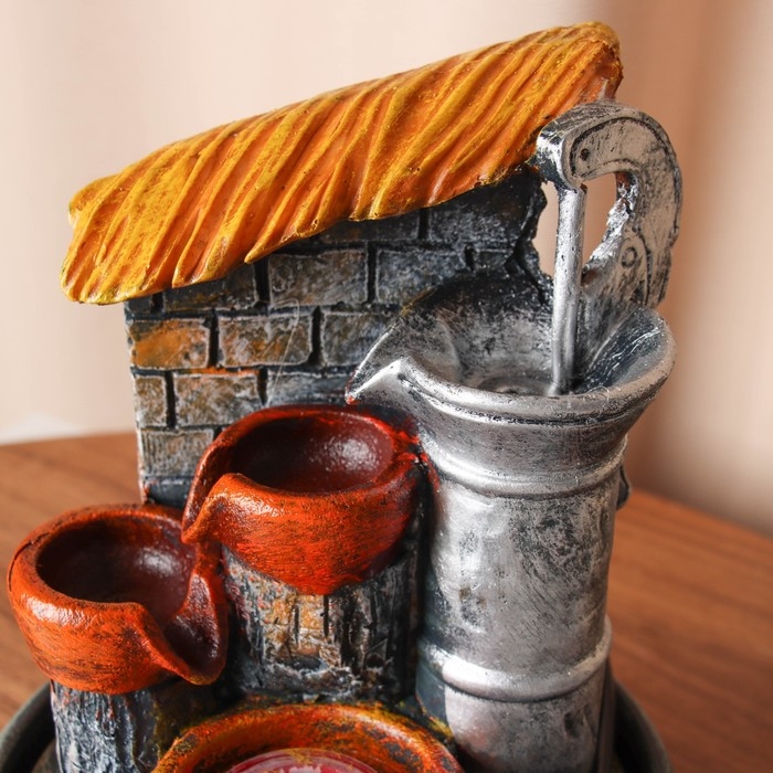 Фонтан Фонтан "Кирпичная стена" 28х16 см (с подсветкой)