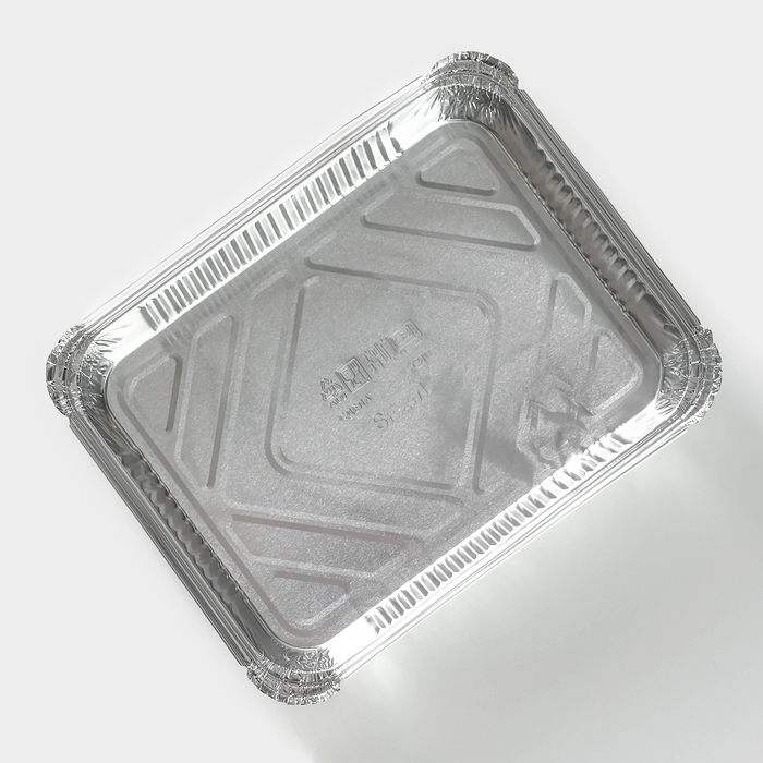 Форма из фольги для выпечки и запекания Доляна, 1,1 л, 225×175×35 мм, 2 шт/уп Форма из фольги для выпечки и запекания Доляна, 1,1 л, 225×175×35 мм, 2 шт/уп