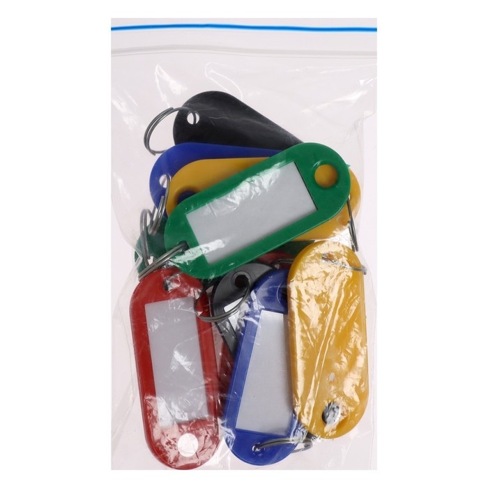 Набор брелоков для ключей, 10 штук, 53 мм, МИКС Набор брелоков для ключей, 10 штук, 53 мм, МИКС