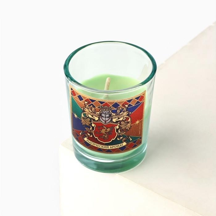 Новогодняя свеча в стакане «Новый год: Магический аромат», сосна Новогодняя свеча в стакане «Новый год: Магический аромат», сосна