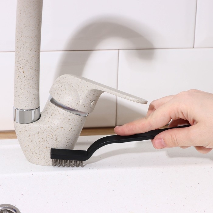 Набор щёток Доляна, 3 шт: латунная, стальная, нейлоновая Набор щёток Доляна, 3 шт: латунная, стальная, нейлоновая