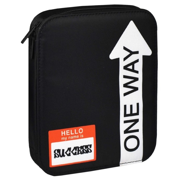 Пенал-футляр мягкий 190 х 230 х 30 мм, текстильный, Феникс Пенал-футляр мягкий 190 х 230 х 30 мм, текстильный, Феникс "Панк" 66335