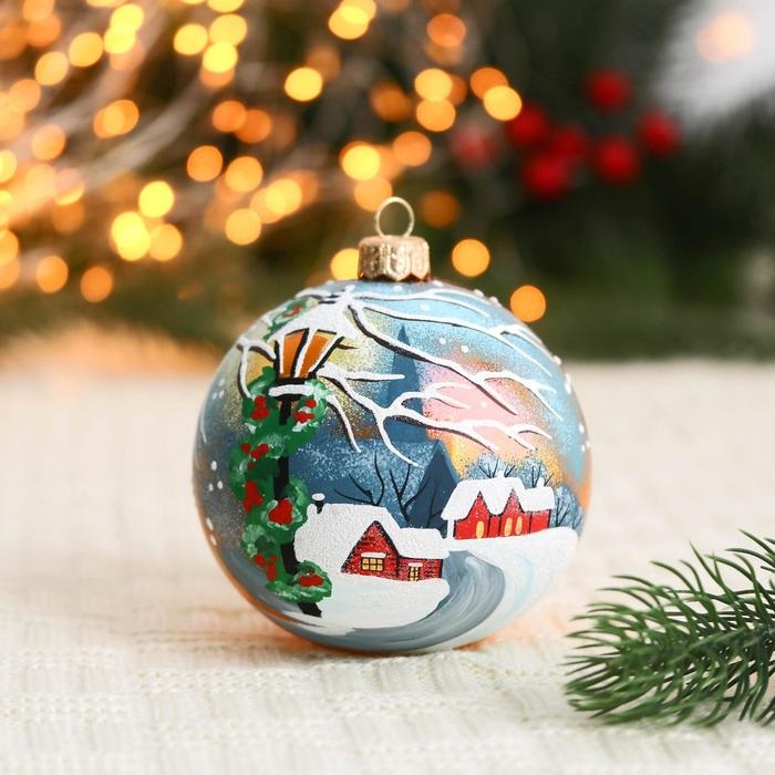 Ёлочный шар d-10 см Ёлочный шар d-10 см "Фонарь"