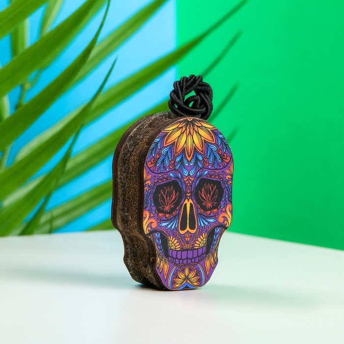 Подвеска автомобильная Grand Caratt Череп, дерево, войлок Подвеска автомобильная Grand Caratt Череп, дерево, войлок