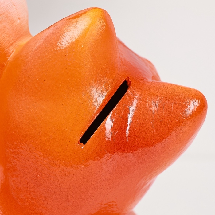 Копилка Копилка "Кот Привет" 25х14см, рыжий