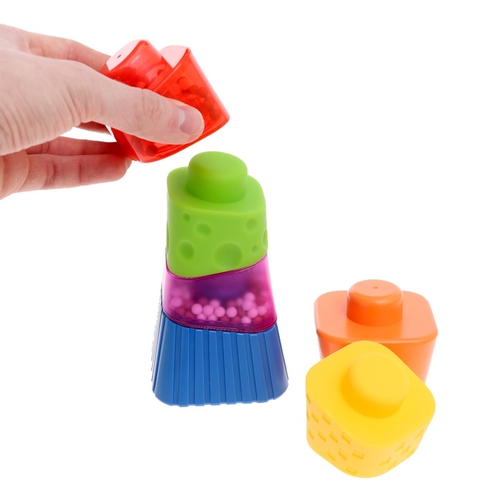 Развивающая игрушка «Сенсорная пирамидка» Развивающая игрушка «Сенсорная пирамидка»