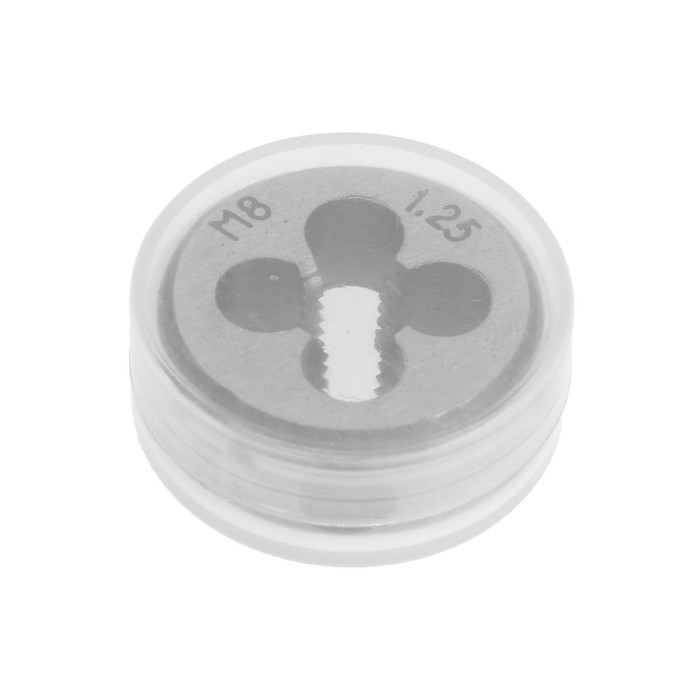 Плашка метрическая ТУНДРА, М8 х 1.25 мм Плашка метрическая ТУНДРА, М8 х 1.25 мм