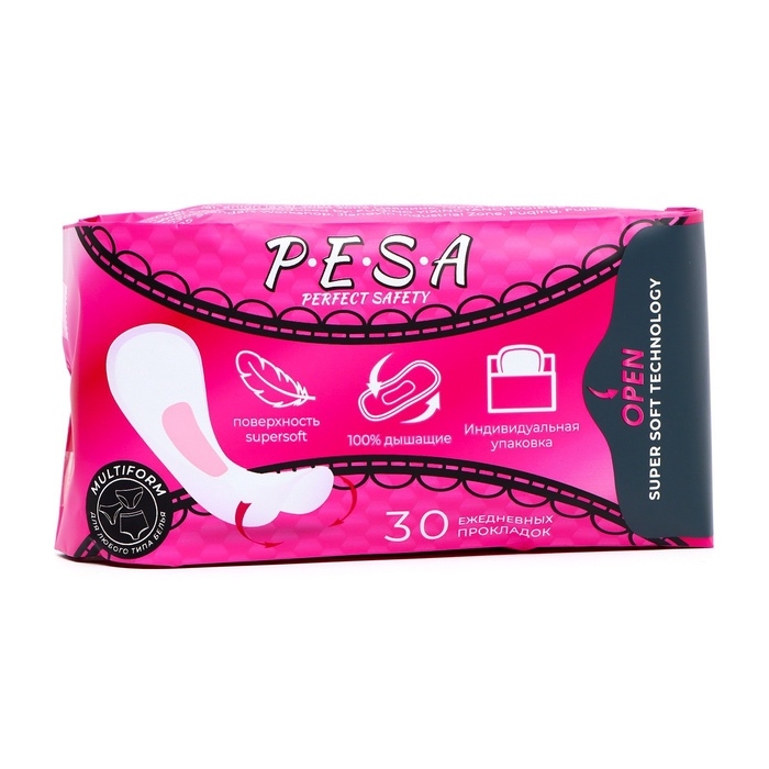 Прокладки ежедневные PESA Multiform, 30 шт. Прокладки ежедневные PESA Multiform, 30 шт.