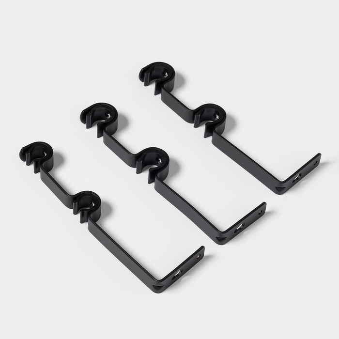 Карниз двухрядный кованый, 160-300 см, телескопический, металл, черный Карниз двухрядный кованый, 160-300 см, телескопический, металл, черный