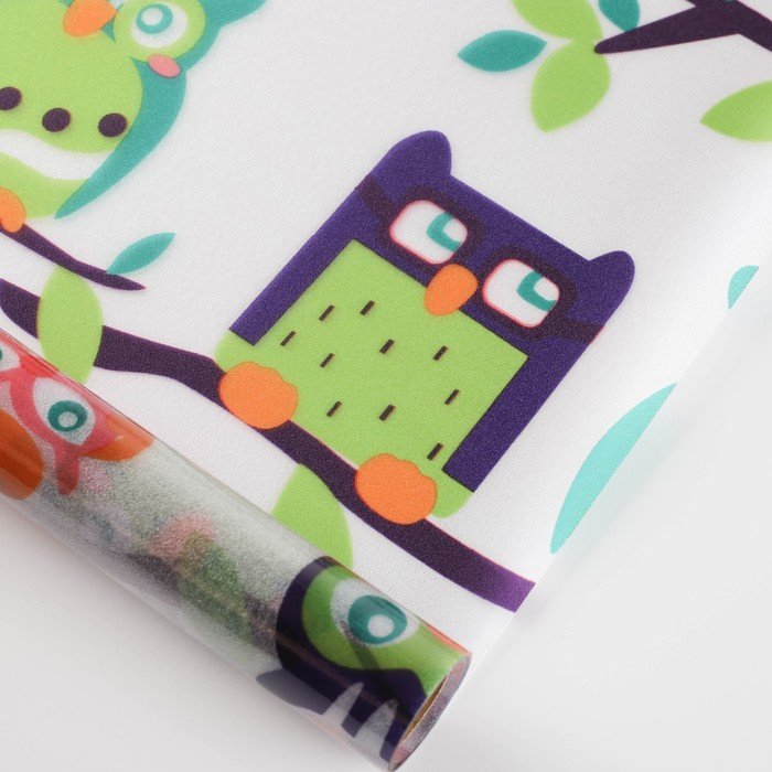 Витражная плёнка «Совушки», 45×200 см Витражная плёнка «Совушки», 45×200 см