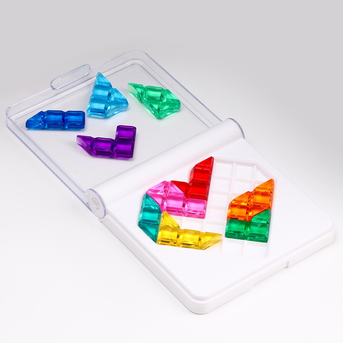 Головоломка «Тетрис» в форме сердца Головоломка «Тетрис» в форме сердца