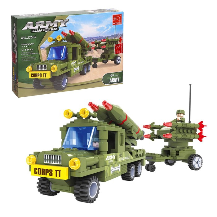 Конструктор «Ракетная установка», 249 деталей Конструктор «Ракетная установка», 249 деталей