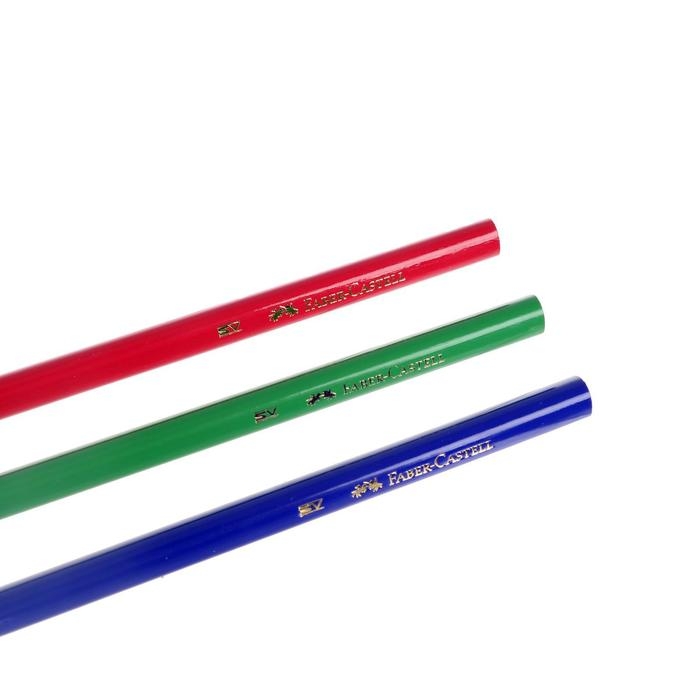 Карандаши 24 цвета Faber-Castell Eco трёхгранные с точилкой, картонная коробка Карандаши 24 цвета Faber-Castell Eco трёхгранные с точилкой, картонная коробка