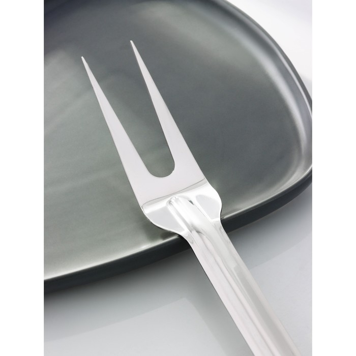 Вилка для мяса из нержавеющей стали Доляна «Индия», 46,7×4 см, толщина 1,45 мм Вилка для мяса из нержавеющей стали Доляна «Индия», 46,7×4 см, толщина 1,45 мм