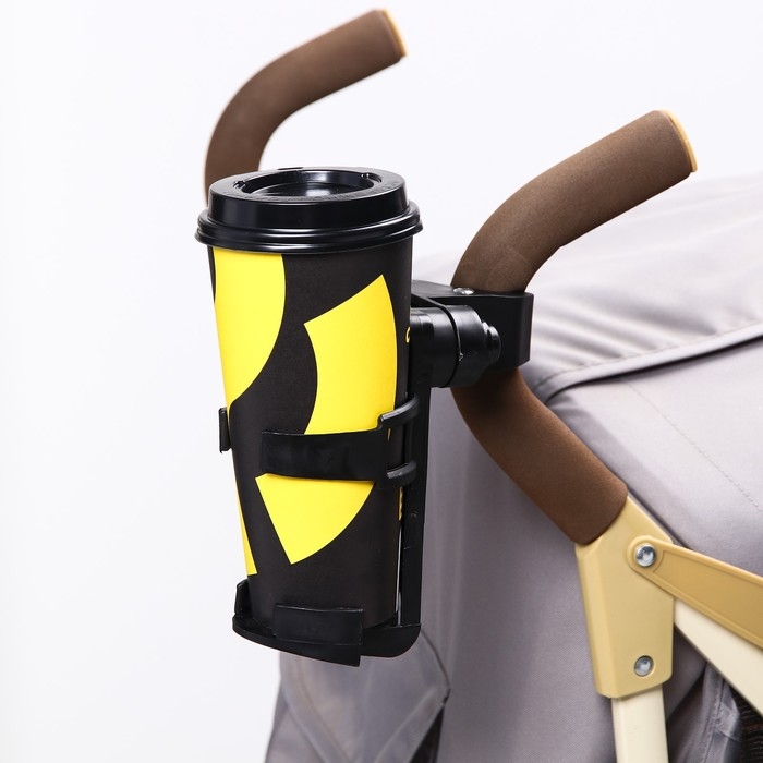 Подстаканник для детской коляски, цвет черный Подстаканник для детской коляски, цвет черный