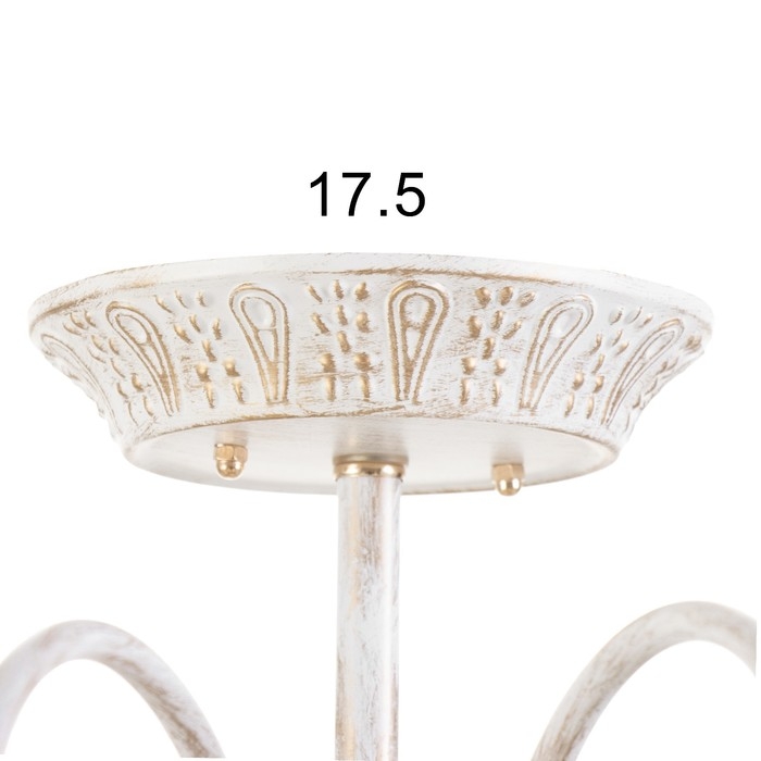 Люстра 2150/8 E14 40Вт белый с золотой патиной 79х79х35 см BayerLux