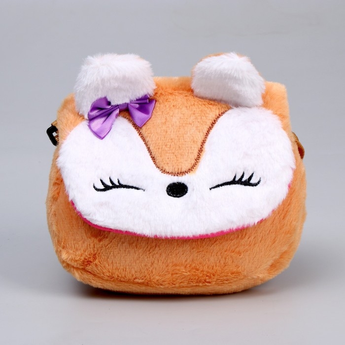 Сумка детская меховая «Лисичка», 15х13х3 см Сумка детская меховая «Лисичка», 15х13х3 см