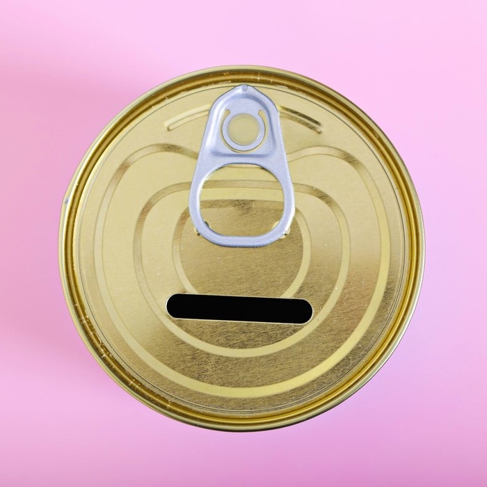 Копилка-банка металл Копилка-банка металл "Коплю на розовую мечту"