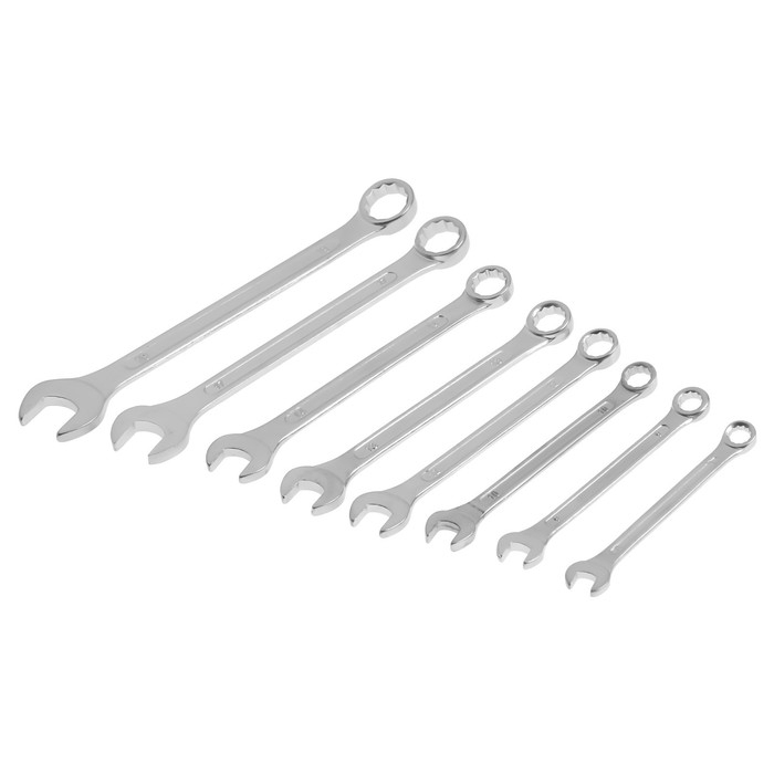 Набор ключей комбинированных в холдере ТУНДРА, хромированные, 8 - 19 мм, 8 шт. Набор ключей комбинированных в холдере ТУНДРА, хромированные, 8 - 19 мм, 8 шт.