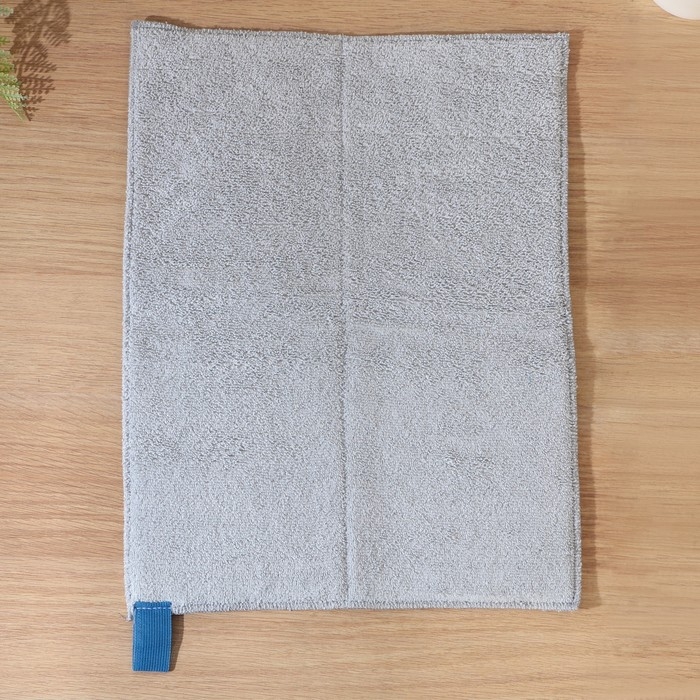 Коврик для сушки посуды Доляна «Лофт», 30×40 см, микрофибра, цвет светло-серый Коврик для сушки посуды Доляна «Лофт», 30×40 см, микрофибра, цвет светло-серый