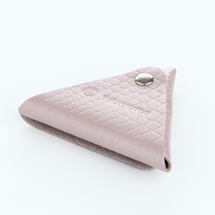 Монетница на кнопке TEXTURA, цвет сиреневый Монетница на кнопке TEXTURA, цвет сиреневый