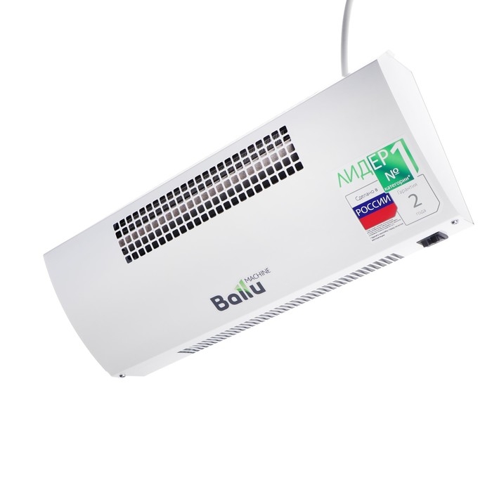 Тепловая завеса Ballu BHC-CE-3L, 2500 Вт, 2 режима, 250 м3/час, белая Тепловая завеса Ballu BHC-CE-3L, 2500 Вт, 2 режима, 250 м3/час, белая