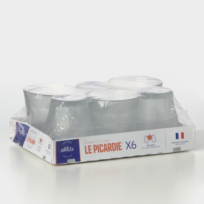 Набор стеклянных матовых стаканов PICARDIE, 250 мл, 6 шт Набор стеклянных матовых стаканов PICARDIE, 250 мл, 6 шт