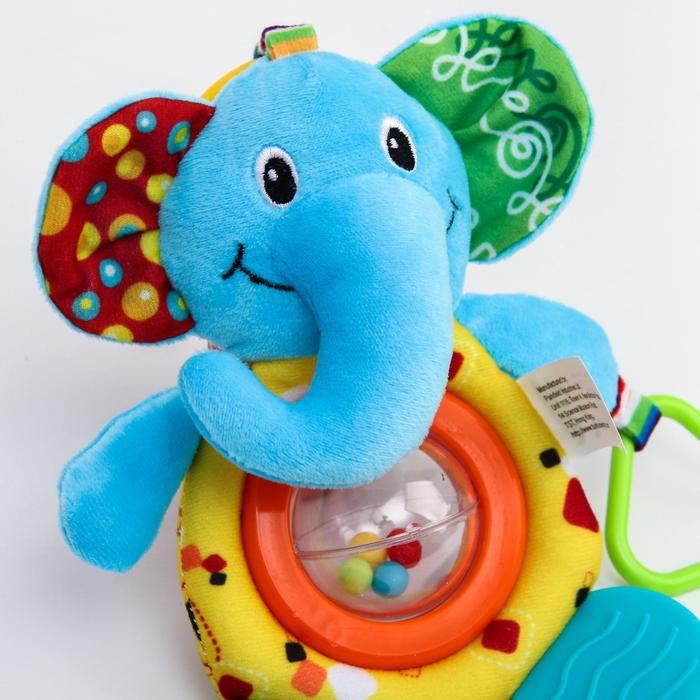 Подвеска - погремушка «Тигр», с прорезывателем, на кроватку, коляску, Крошка Я Подвеска - погремушка «Тигр», с прорезывателем, на кроватку, коляску, Крошка Я