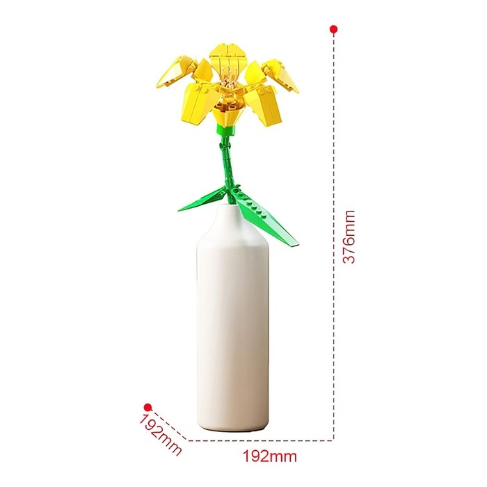 Конструктор Букет «Лилия», 89 деталей Конструктор Букет «Лилия», 89 деталей