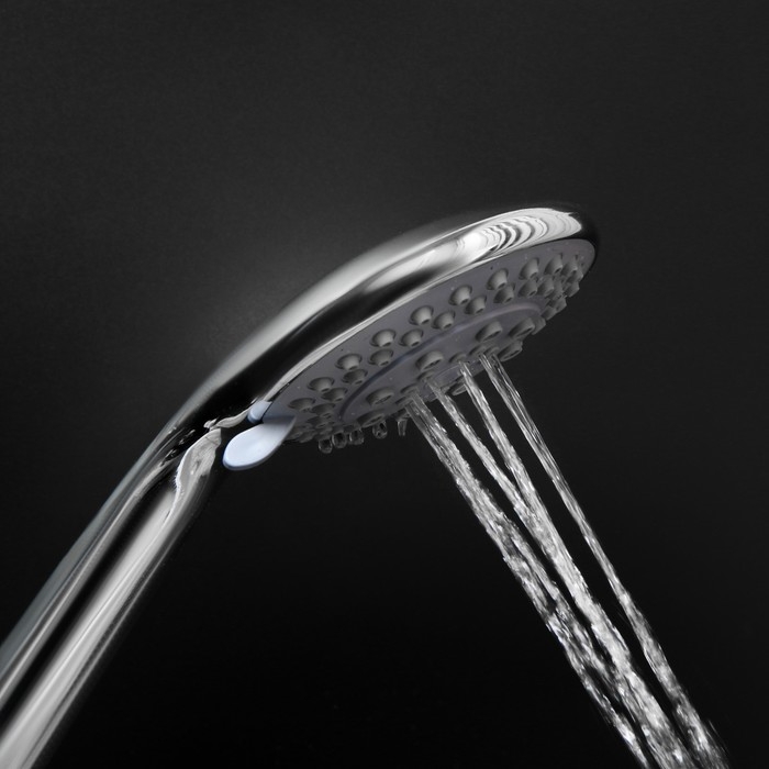 Душевая лейка ZEIN Z0502, 5 режимов, средняя, d=95 мм, пластик, цвет хром Душевая лейка ZEIN Z0502, 5 режимов, средняя, d=95 мм, пластик, цвет хром