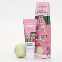 URAL LAB Розовый НГ Merry Christmas, крем для рук и бомбочка для ванны URAL LAB Розовый НГ Merry Christmas, крем для рук и бомбочка для ванны