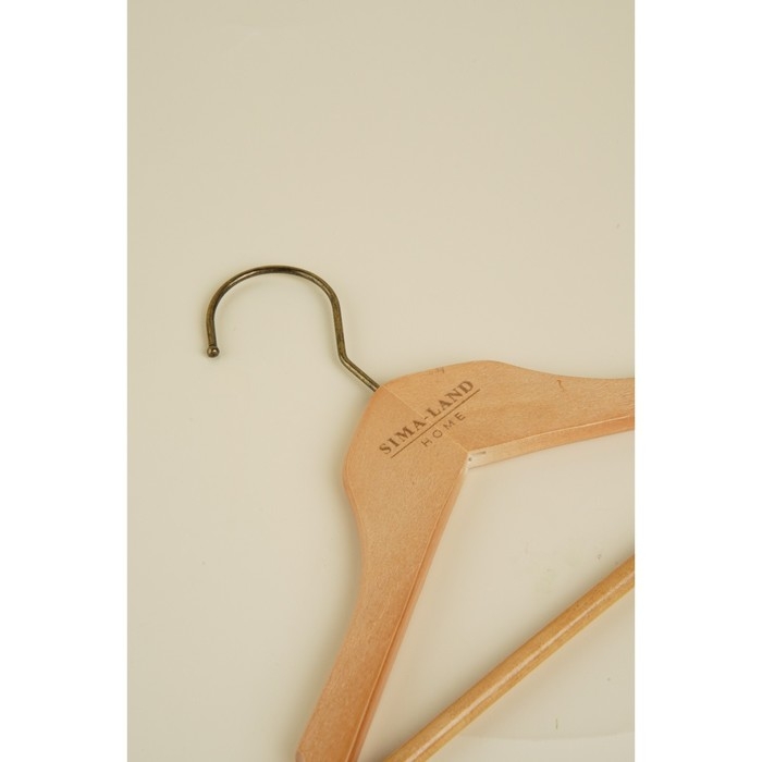 Плечики - вешалки для одежды SL Home, 5 шт, детские, дерево лотос, 33×21 см Плечики - вешалки для одежды SL Home, 5 шт, детские, дерево лотос, 33×21 см