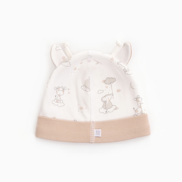 Шапка детская, цвет бежевый, размер 38-40 Шапка детская, цвет бежевый, размер 38-40