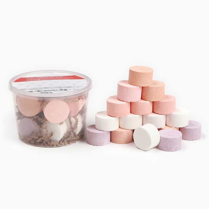 Набор бомбочек для ванны 17 шт Набор бомбочек для ванны 17 шт "Цветочные фантазии" по 25 г