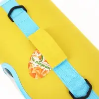 Сумка - переноска каркасная &laquo;Кошачий вид&raquo;, 41&times;27&times;25 см, жёлтая, бирюзовая