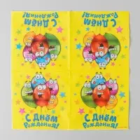 Салфетки бумажные двухслойные &laquo;С днём рождения&raquo;, 33&times;33, 20 шт.