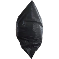 Мешки для мусора ПВД 40л 30мкм 20шт/рул черные 55х70см Luscan с завязками