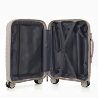 Чемодан на съёмных колёсах, 18", кодовый замок, 33&times;16&times;49 см, бежевый