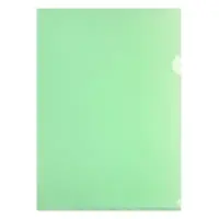 Набор папок-уголков А4, 150 мкм, Calligrata Стандарт, прозрачные, 5 штуки, микс