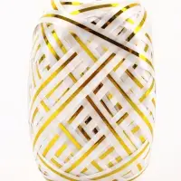 Лента упаковочная, с полосой, микс, 0.5 см &times; 10 м, набор 6 шт.