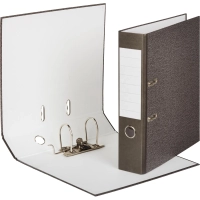 Папка-регистратор без мет.уг. 75мм,мрам ч/б,10шт,бум/бум,крам.к