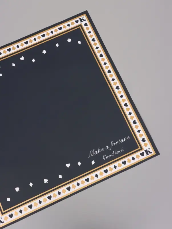 Пленка для цветов, &laquo;Удача&raquo;, тёмно-синий, 57&times;57 см