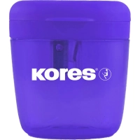 Точилка Kores DEPOSITO 1X одно отверстие, цвета в ассортименте 35809