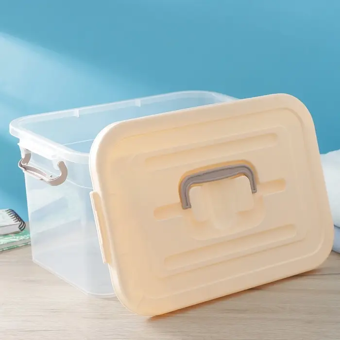 Контейнер для хранения с крышкой, 10 л, 35.5&times;23.5&times;19 см, пластик, МИКС