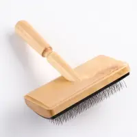 Щётка - пуходёрка &laquo;Премиум&raquo;, основание 120&times;60 мм, широкая с каплями, дерево