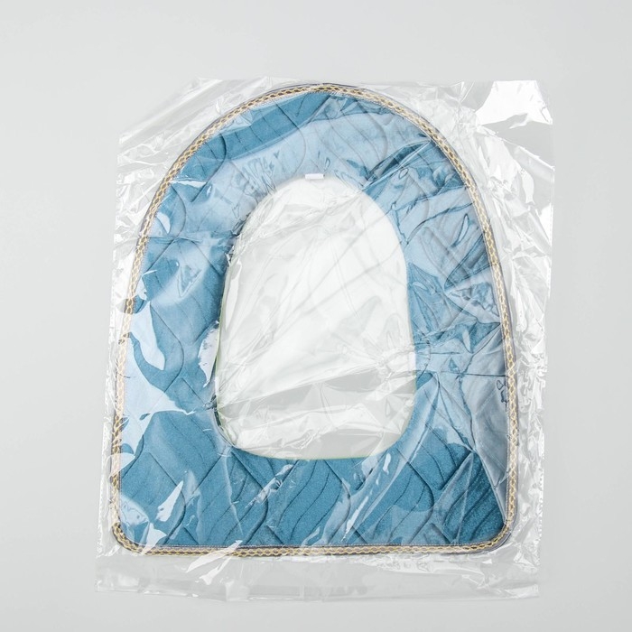 Чехол на сиденье для унитаза на липучках Доляна «Фили», цвет МИКС Чехол на сиденье для унитаза на липучках Доляна «Фили», цвет МИКС