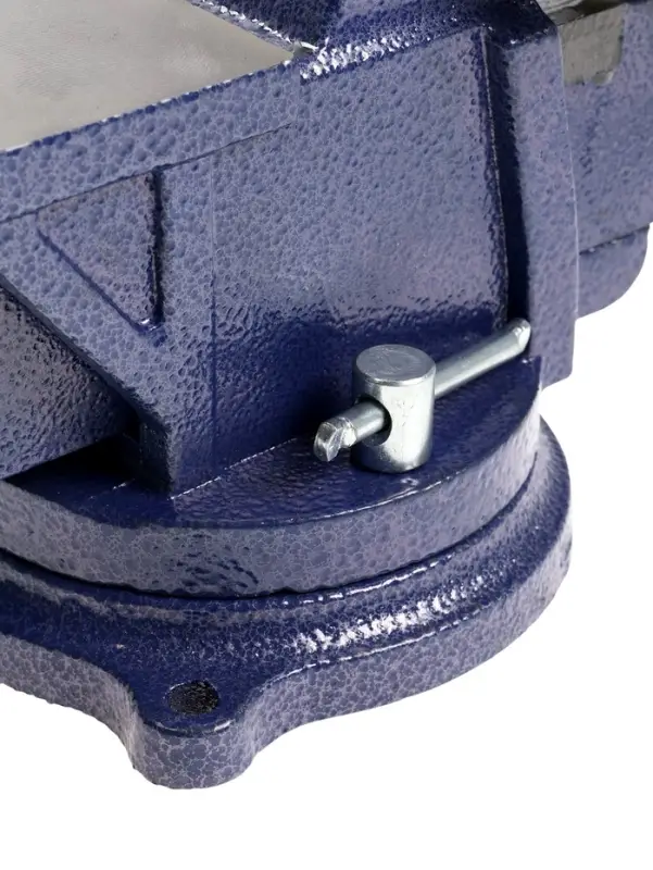 Тиски слесарные поворотные ТУНДРА, с наковальней, высокопрочный чугун ВЧ-40, 125 мм