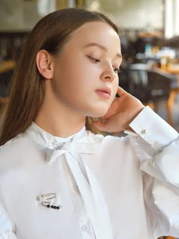 Набор булавок (6 шт.) &laquo;Жемчужины&raquo;, 3.5 см, чёрно-белый в серебре